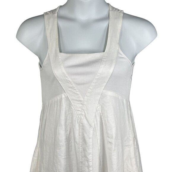 NWT Chelsea & Theodore Womens S Linen Babydoll Dress Sleeveless Pockets Beachy - Picture 8 of 16
